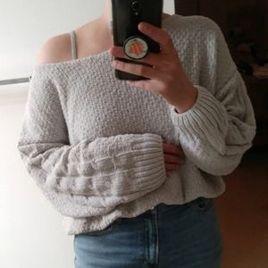 Knitted soft sweater